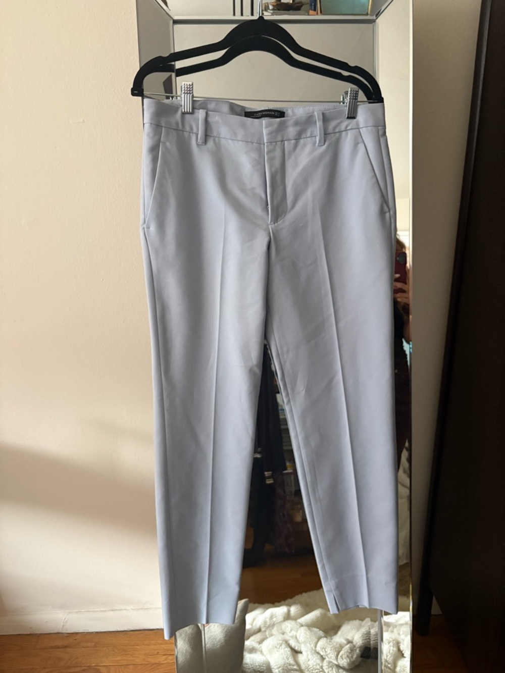 Zara Women’s Light Blue Dress Pants - Slim Tailored